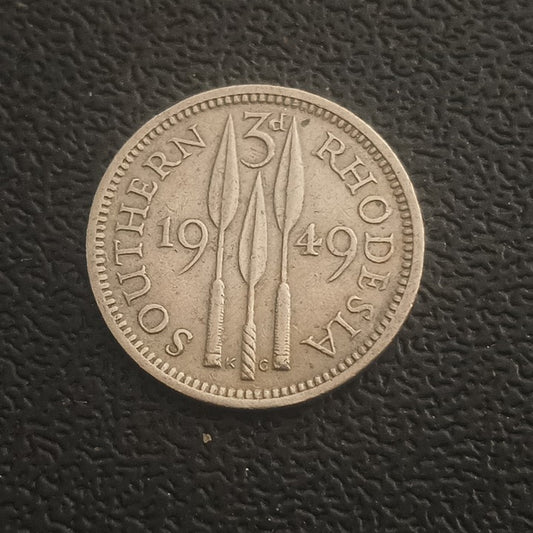 3 Pence 1949 - Southern Rhodesia  (Ref : 101102)