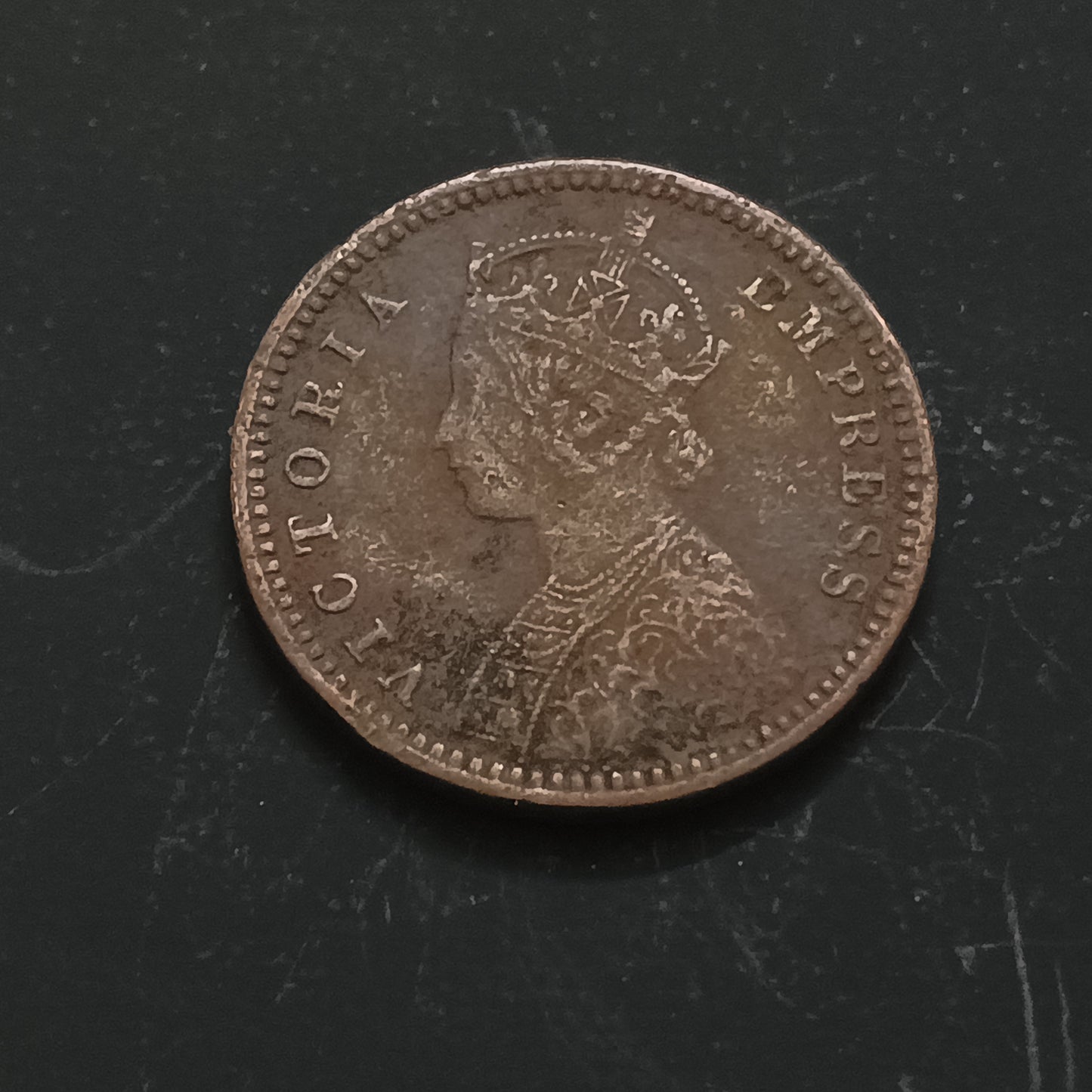 1/12 Anna 1888 Victoria Scarce (Ref : AUC1317)