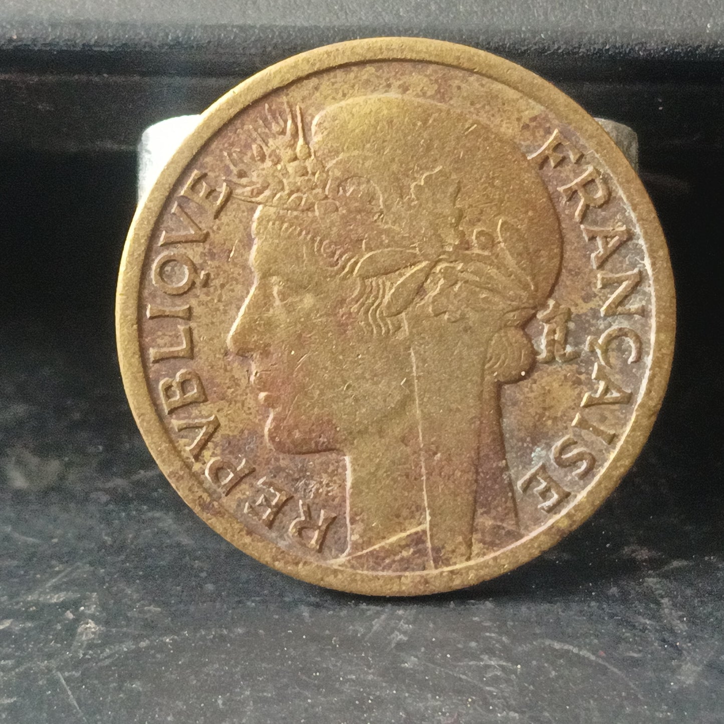 1 Franc 1944 - French West Africa Scarce (Ref : AUC1380)