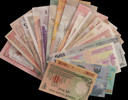 25 Different Banknotes from Around the World (Set no : 2)