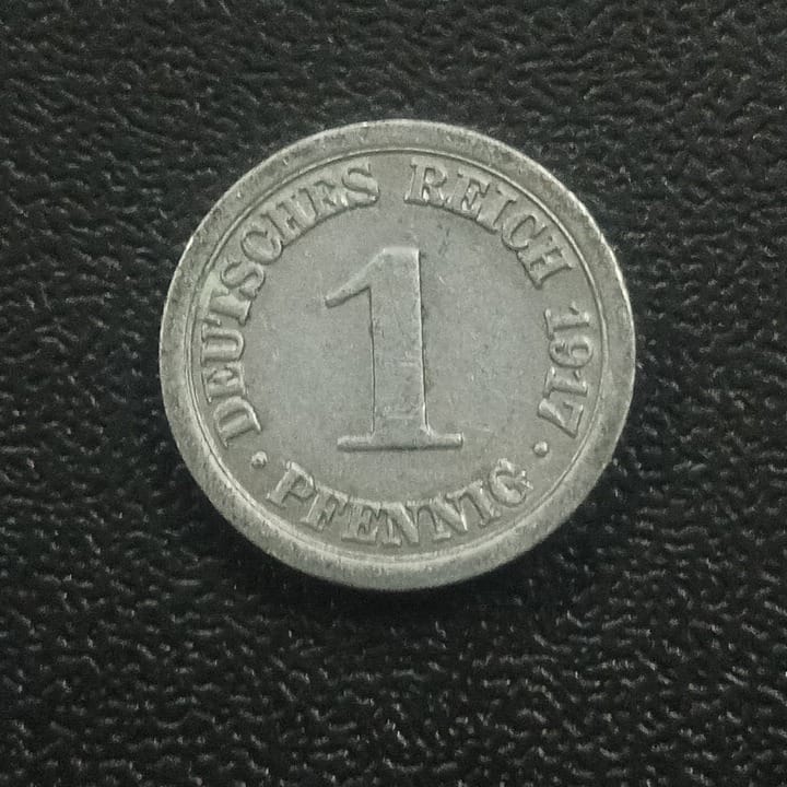 1 Pfennig 1917 A (Wilhem II) - Germany