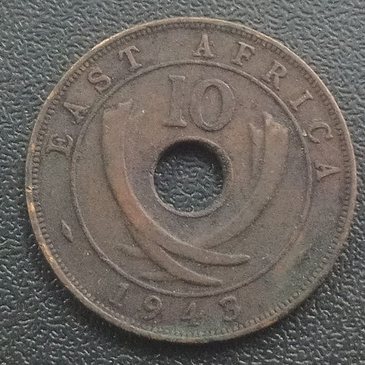 10 Cents 1943 - East Africa (Ref : 230413)