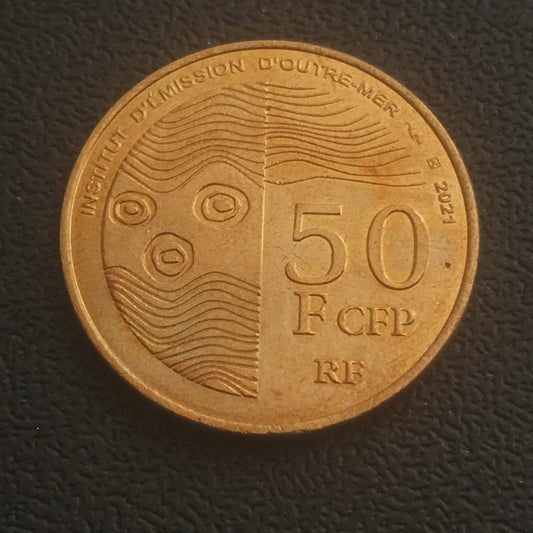 50 Francs CFP 2021 AUNC - French Pacific Territories