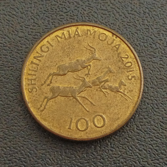 100 Shillingi 2015 - Tanzania