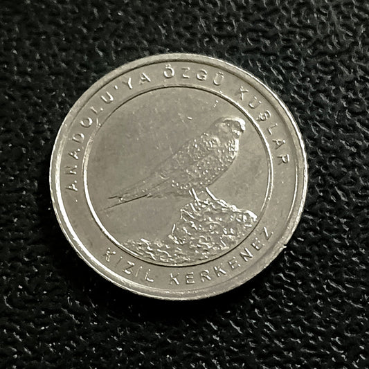 1 Kurus 2020 UNC (Kestrel) - Turkey : Birds of Anatolia Series