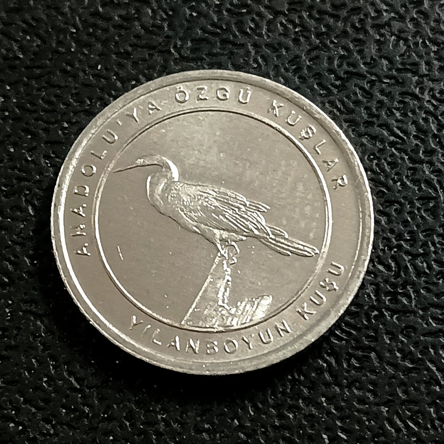 1 Kurus 2020 UNC (African Darter) - Turkey : Birds of Anatolia Series