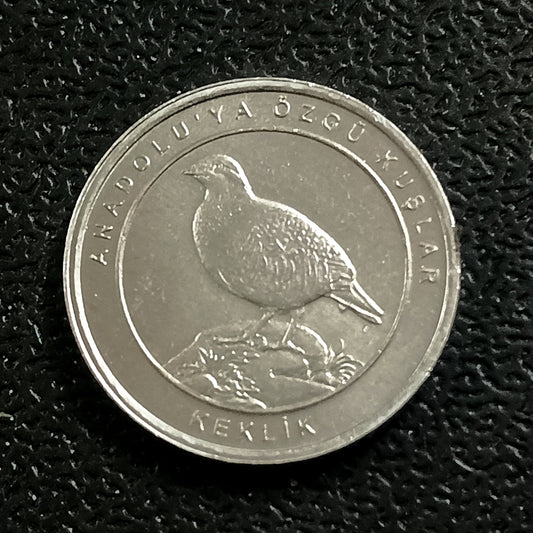 1 Kurus 2020 UNC (Chukar partridge) - Turkey : Birds of Anatolia Series