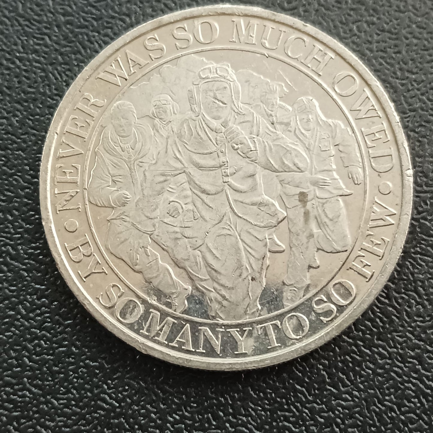 ½ Crown 2020 - (R.A.F.; Churchill's Famous Words) - Gibraltar