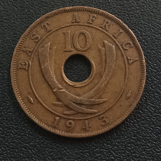 10 Cents 1943 - East Africa (Ref : 130905)