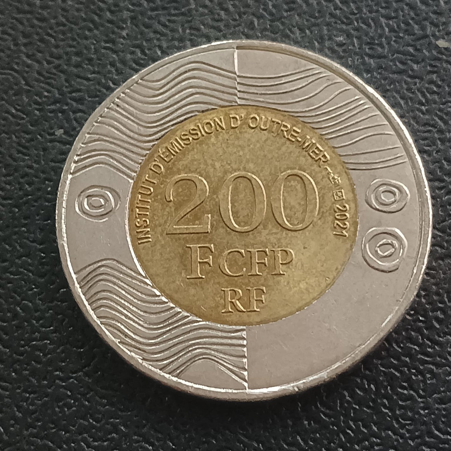 200 Francs CFP 2021 AUNC