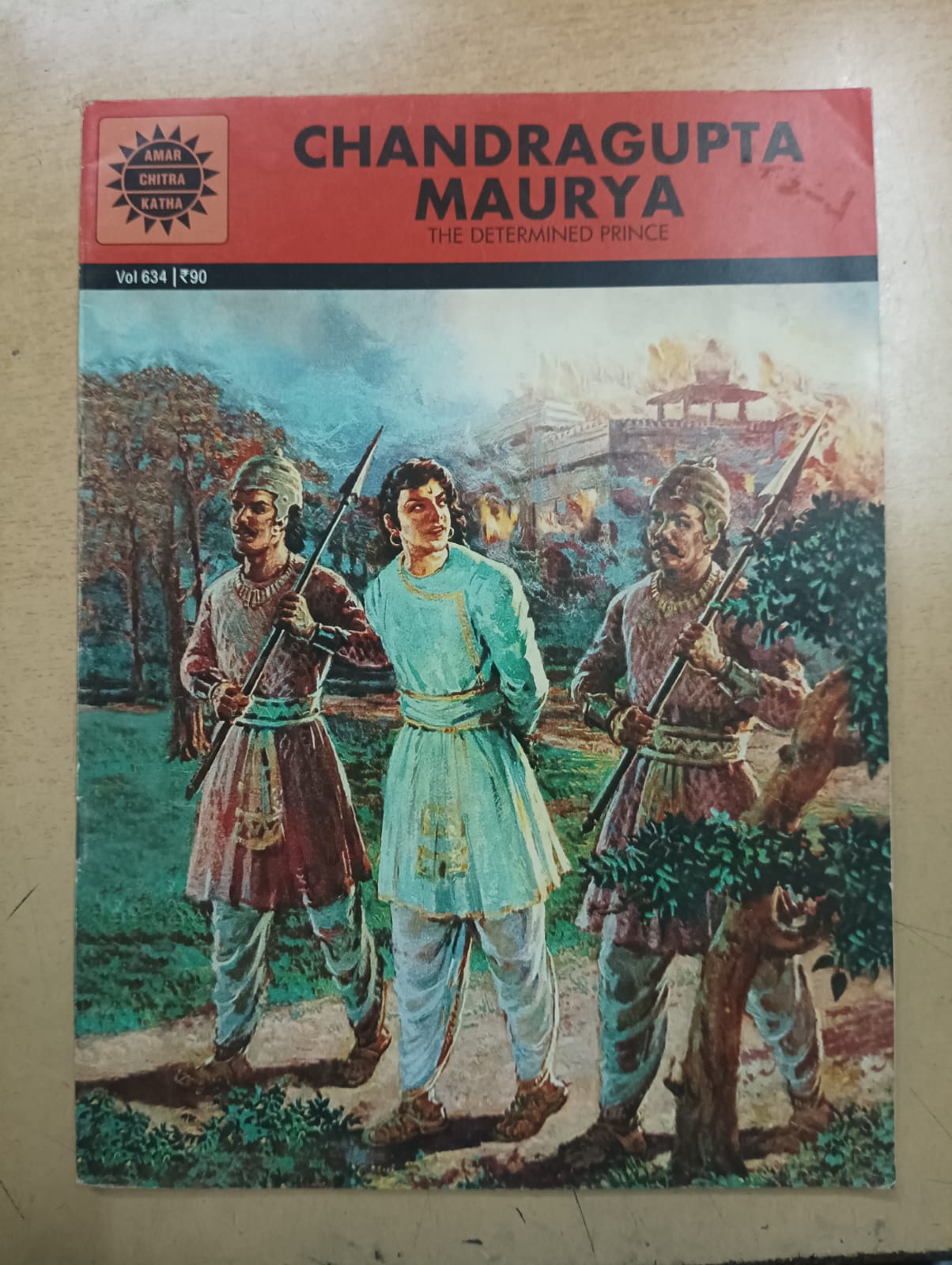 Amar Chitra Katha : Chandragupta Maurya (Pre-ownwed : Very Good Condition)