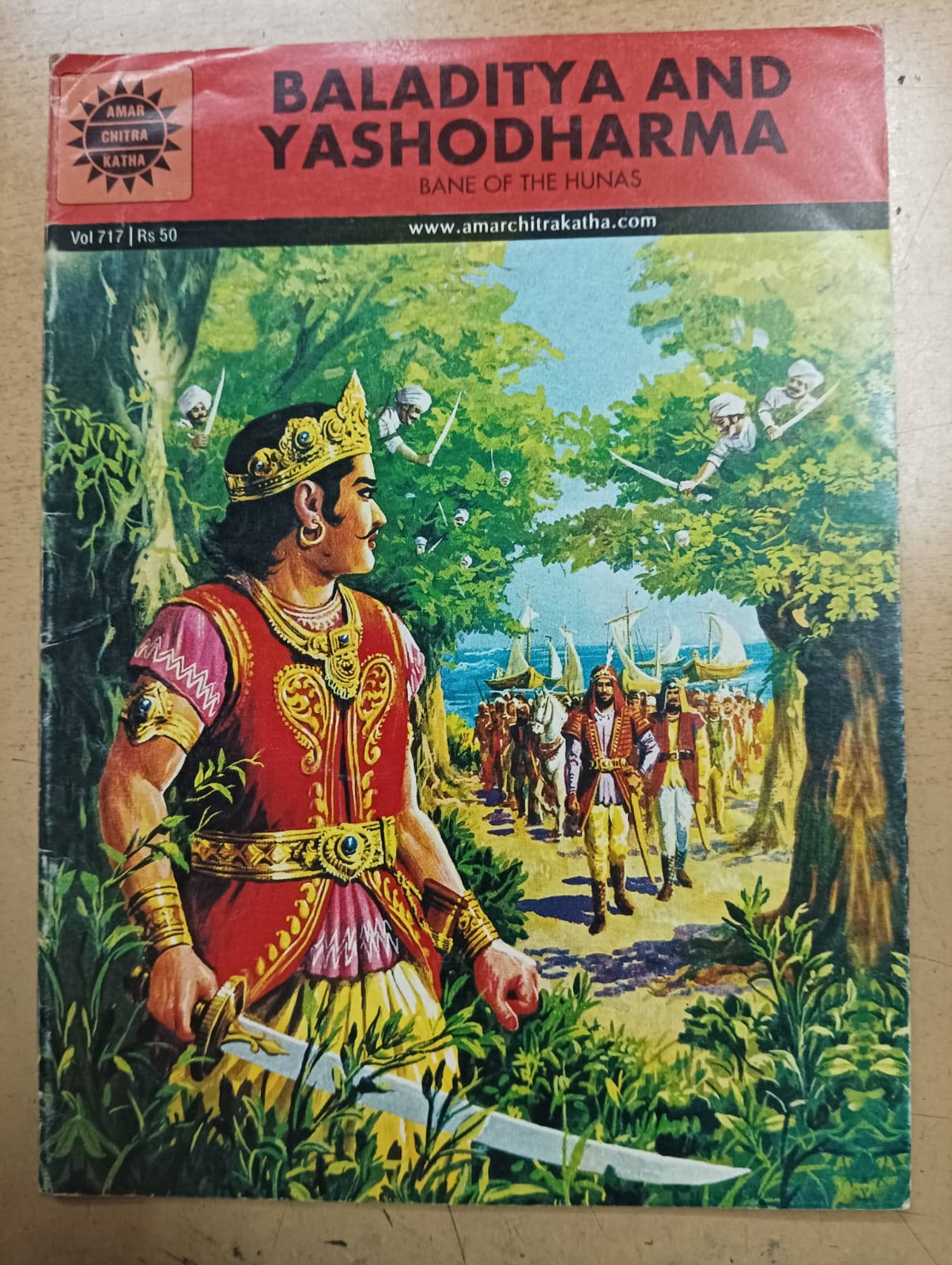 Amar Chitra Katha :Bal Aditya & Yasho dharma(Pre-owned :Good Condition)