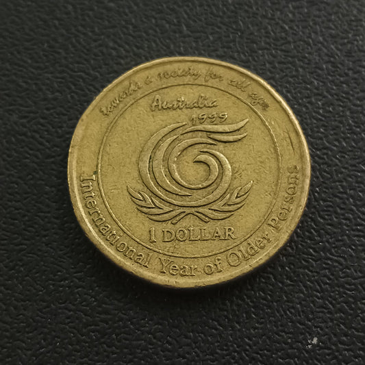 1 Dollar 1999 (International Year of Older Persons) - Australia
