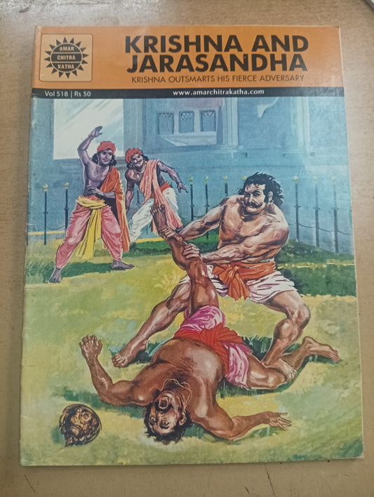 Amar Chitra Katha : Krishna and Jarasandh (Pre owned - Good Condition)
