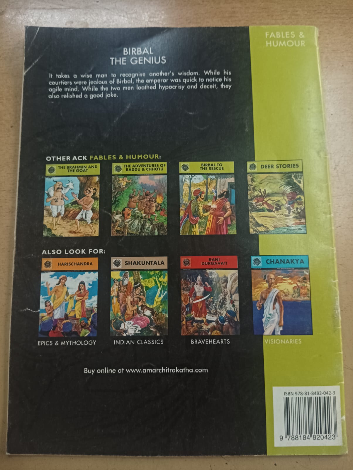 Amar Chitra Katha : Birbal the Genius (Pre owned - Good Condition)