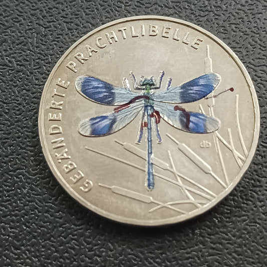 5 Euros 2023  (Banded demoiselle) - Germany Colored Coin