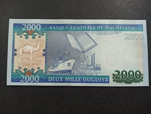 2000 Ouguiya 2011 UNC - Mauritania