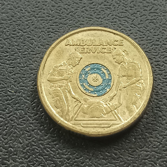 2 Dollars 2021 (Remembrance Day - Ambulance) - Australia Circulating Commemorative Coin)