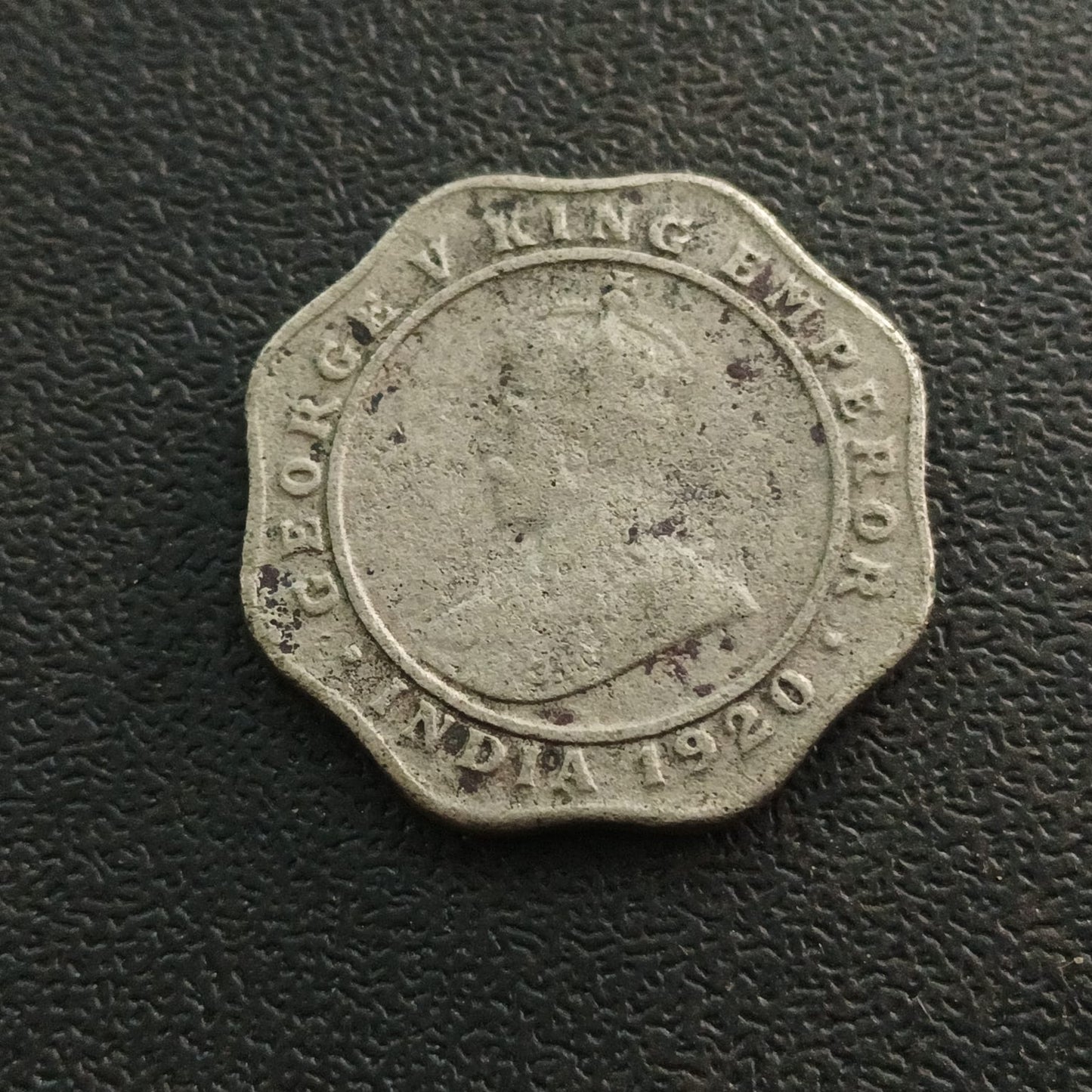 4 Anna 1920 Calcutta Scarce (Ref : 191104)