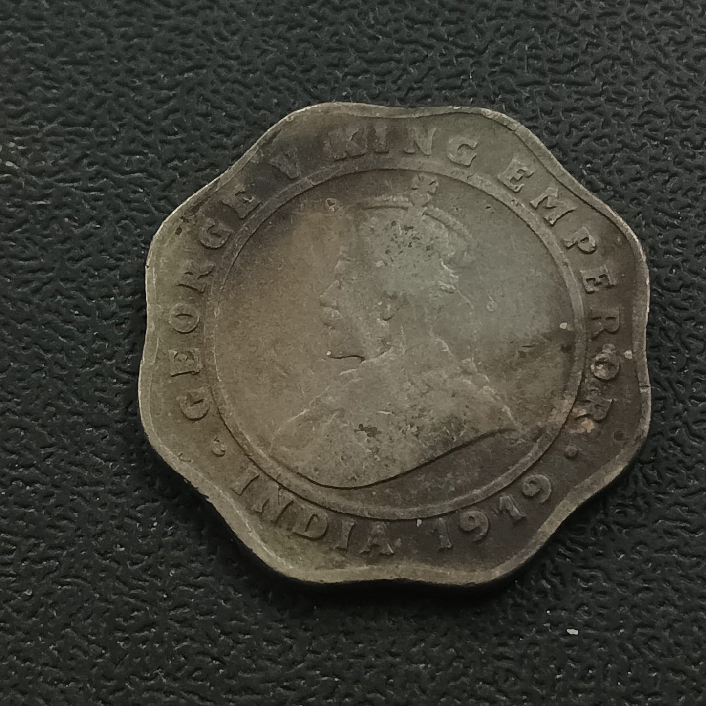 4 Anna 1919 Calcutta Scarce (Ref : 291101)