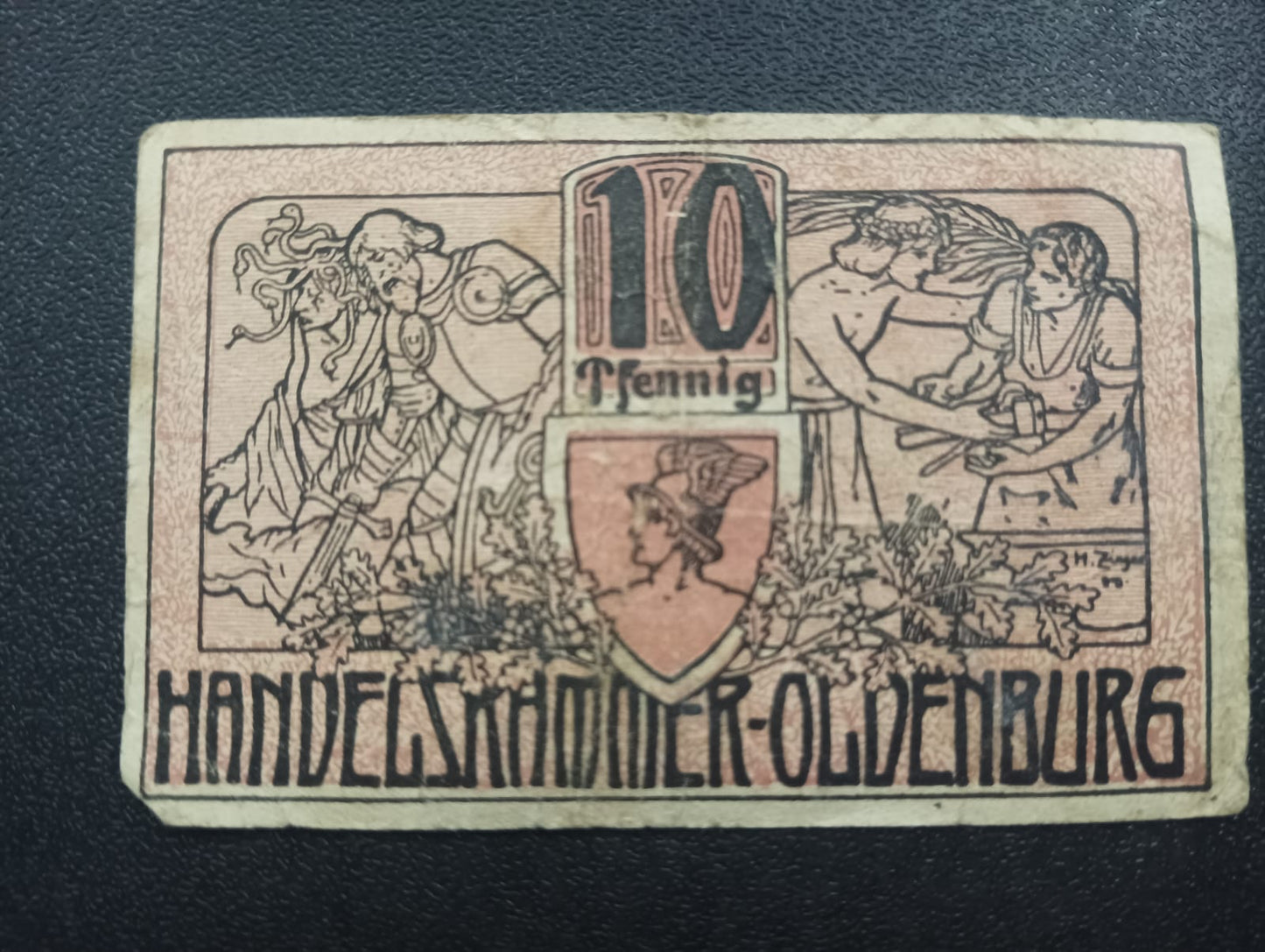 10 Pfennigs 1918 -	City of Oldenburg in Oldenburg (Federal state of Oldenburg) - German Notgeld (Ref : AUC0706)