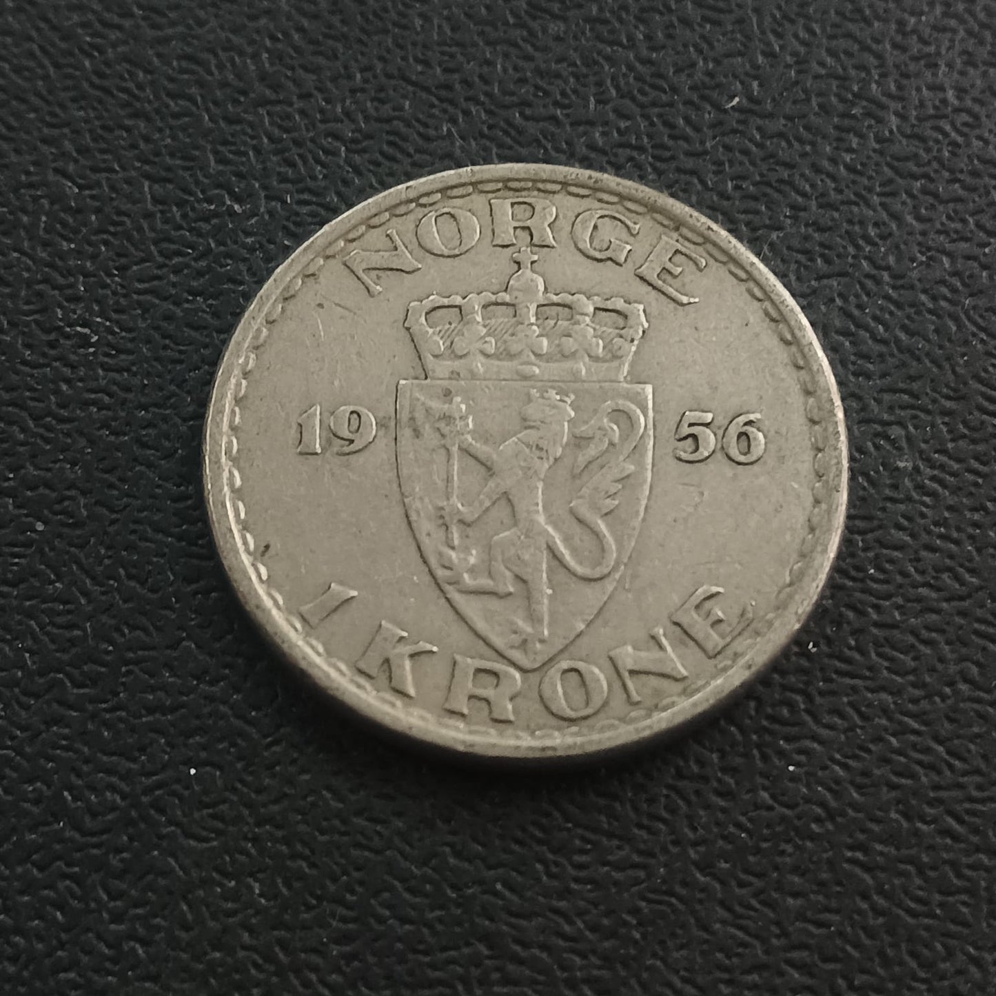 1 Krone 1956 - Haakon VII - Norway