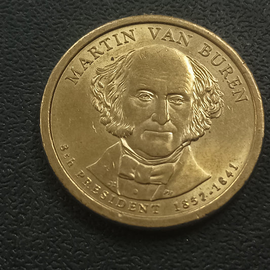 1 Dollar (Martin Van Buren) 2008  AUNC- U.S.A. (Presidential Dollar) - (Ref : 021209)