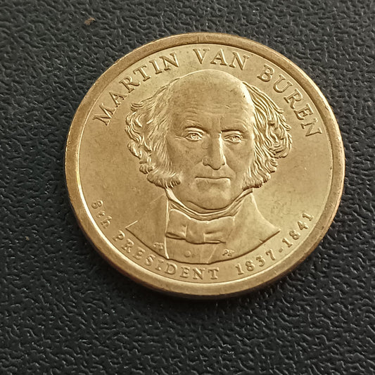 1 Dollar (Martin Van Buren) 2008 AUNC - U.S.A. (Presidential Dollar) - (Ref : 031214)