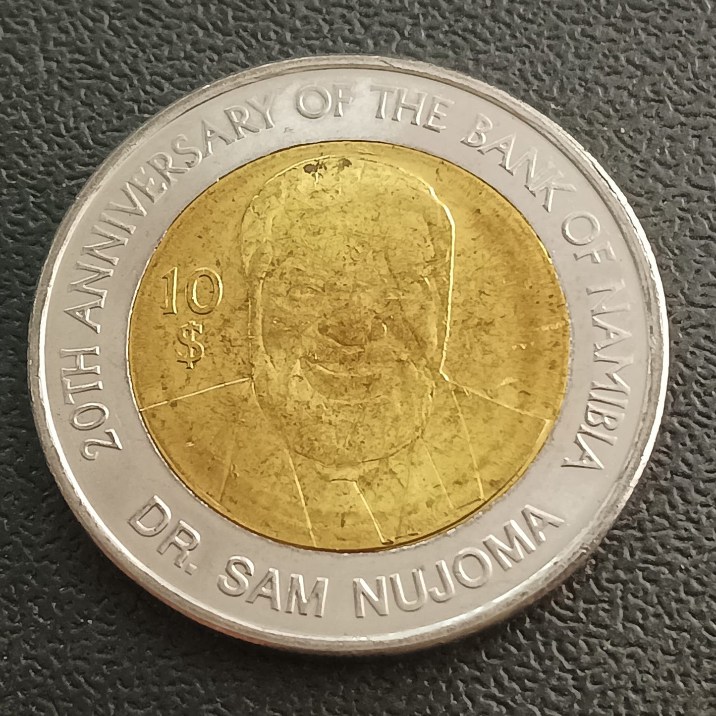 10 Dollars 2010 AUNC (20th Anniversary of the Bank of Namibia) - Namibia