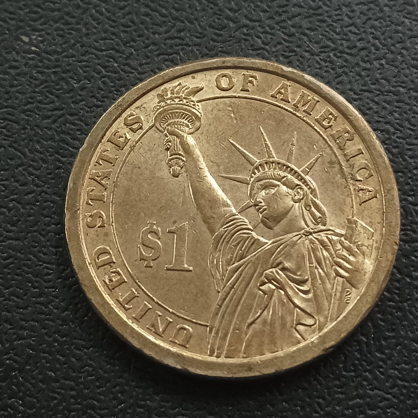 1 Dollar (John Tyler - 10th President - 1841-1845) - U.S.A  Presidential $1 Coin Program (Ref : 091206)