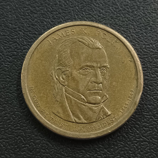 1 Dollar (James K. Polk) 2009 - U.S.A. (Presidential Dollar) - (Ref : 091209)