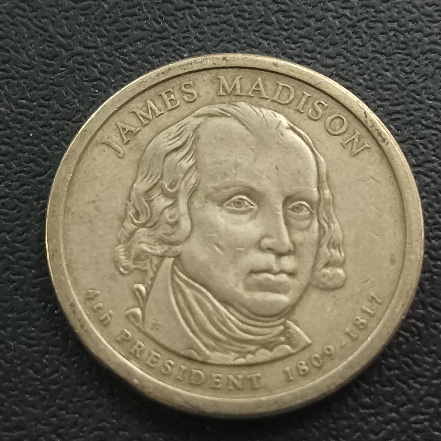 1 Dollar (James Madison - 4th President - 1809-1817) - U.S.A. :  Series: Presidential $1 (Ref : 091213)