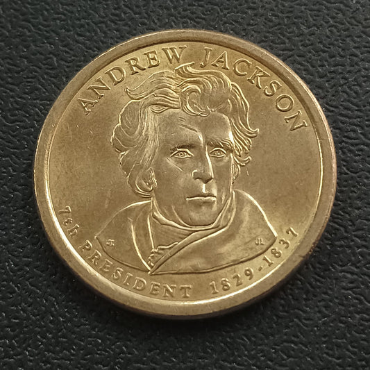1 Dollar (Andrew Jackson) 2008 AUNC - U.S.A. (Presidential Dollar) - (Ref : 091218)