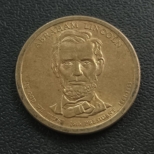 1 Dollar (Abraham Lincoln) 2010 - U.S.A. (Presidential Dollar) - (Ref : 091219)