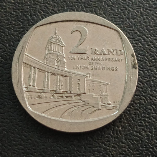 2 Rand 2014 (100th anniversary of the Union Buildings) - South Africa