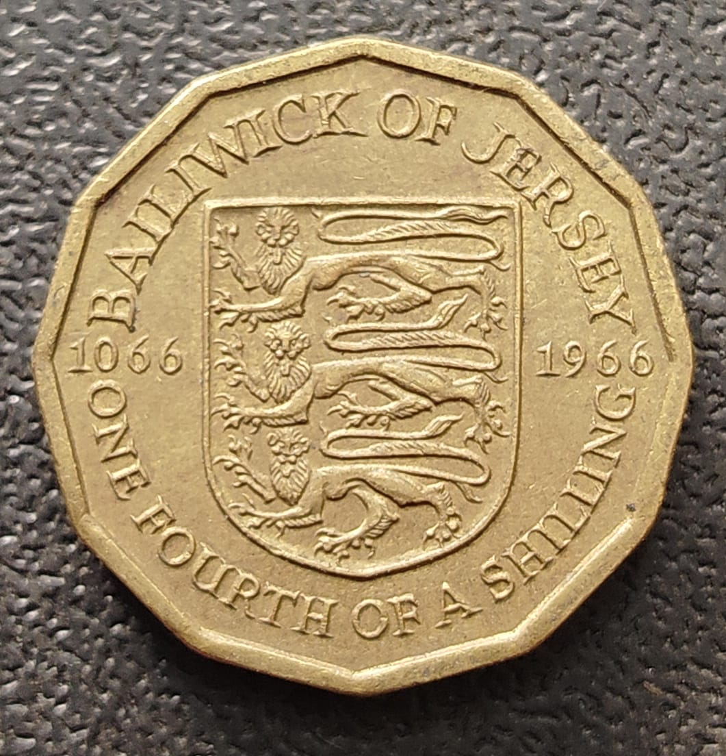 1/4 Shillings 1966 (900th Anniversary of the Battle of Hastings) - Baiiwick of Jersey