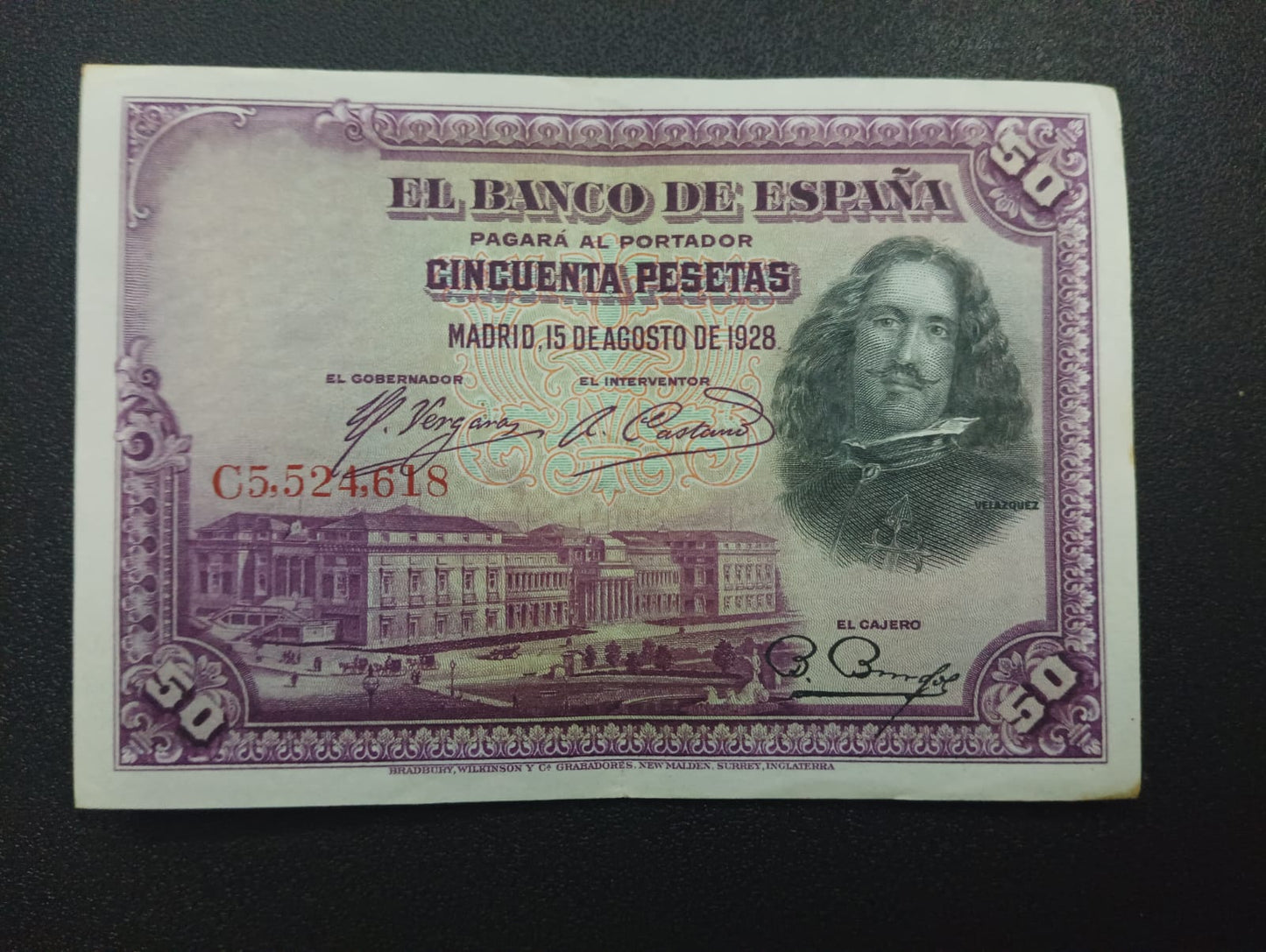 50 Pesetas 1928 Alfonso XIII - Spain (Ref 131201)