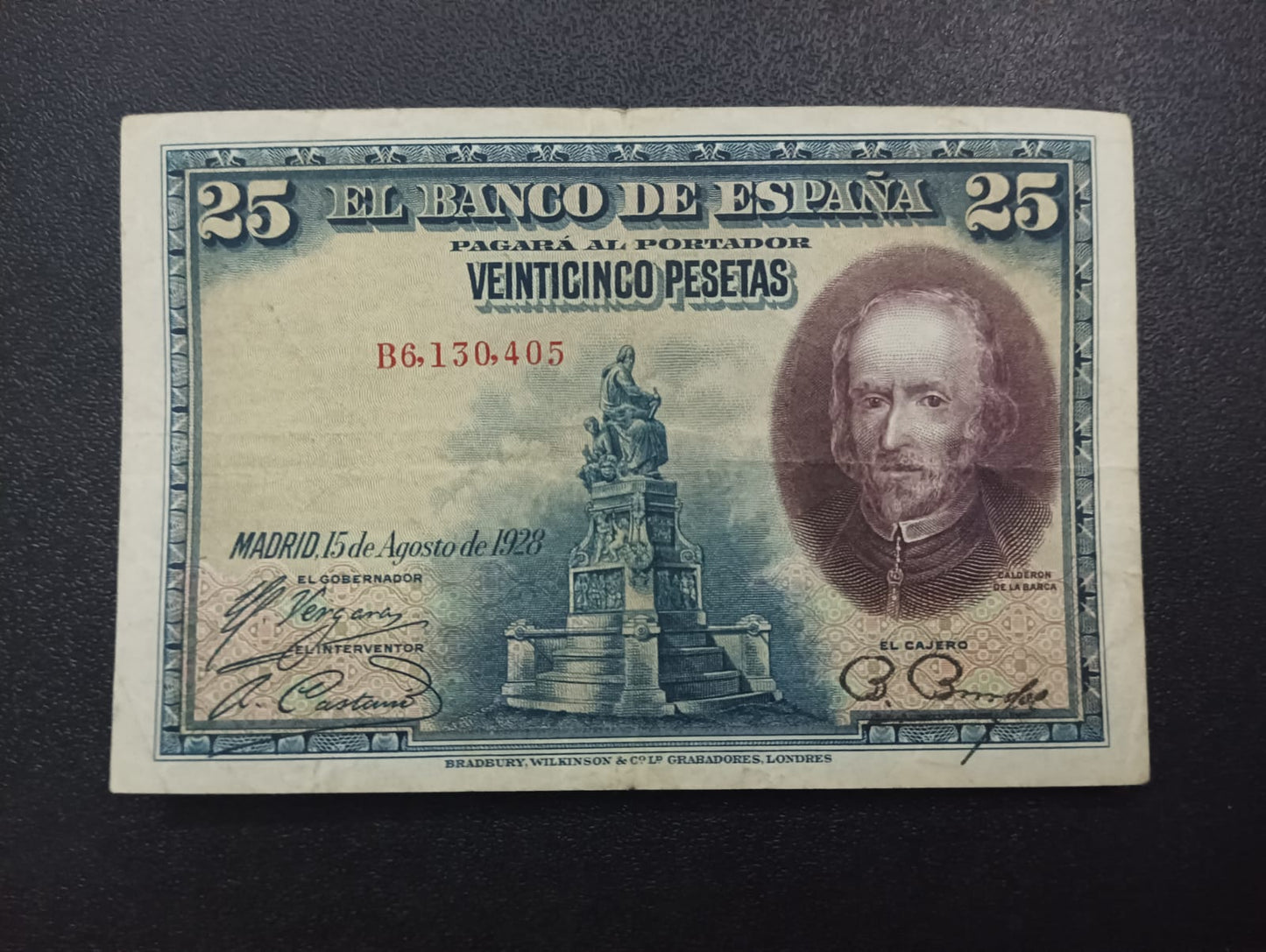 25 Pesetas 1928 Alfonso XIII - Spain (Ref : 131202)