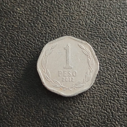 1 Peso 2012 - Chile