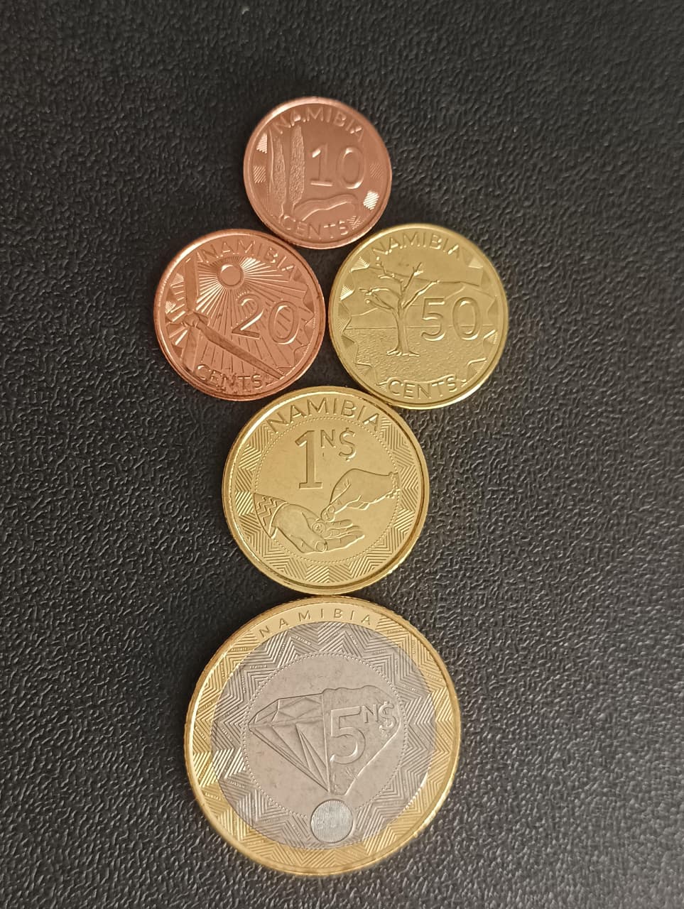 Set of 5 UNC Coins - Namibia 2025