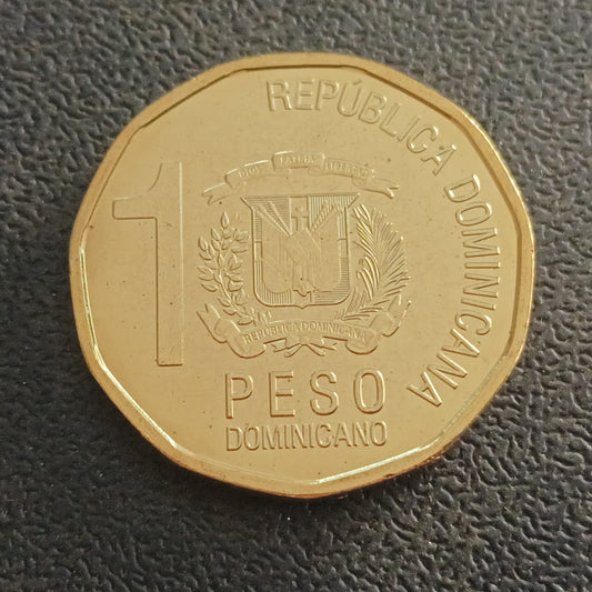 1 Peso 2022 UNC - Dominican Republic
