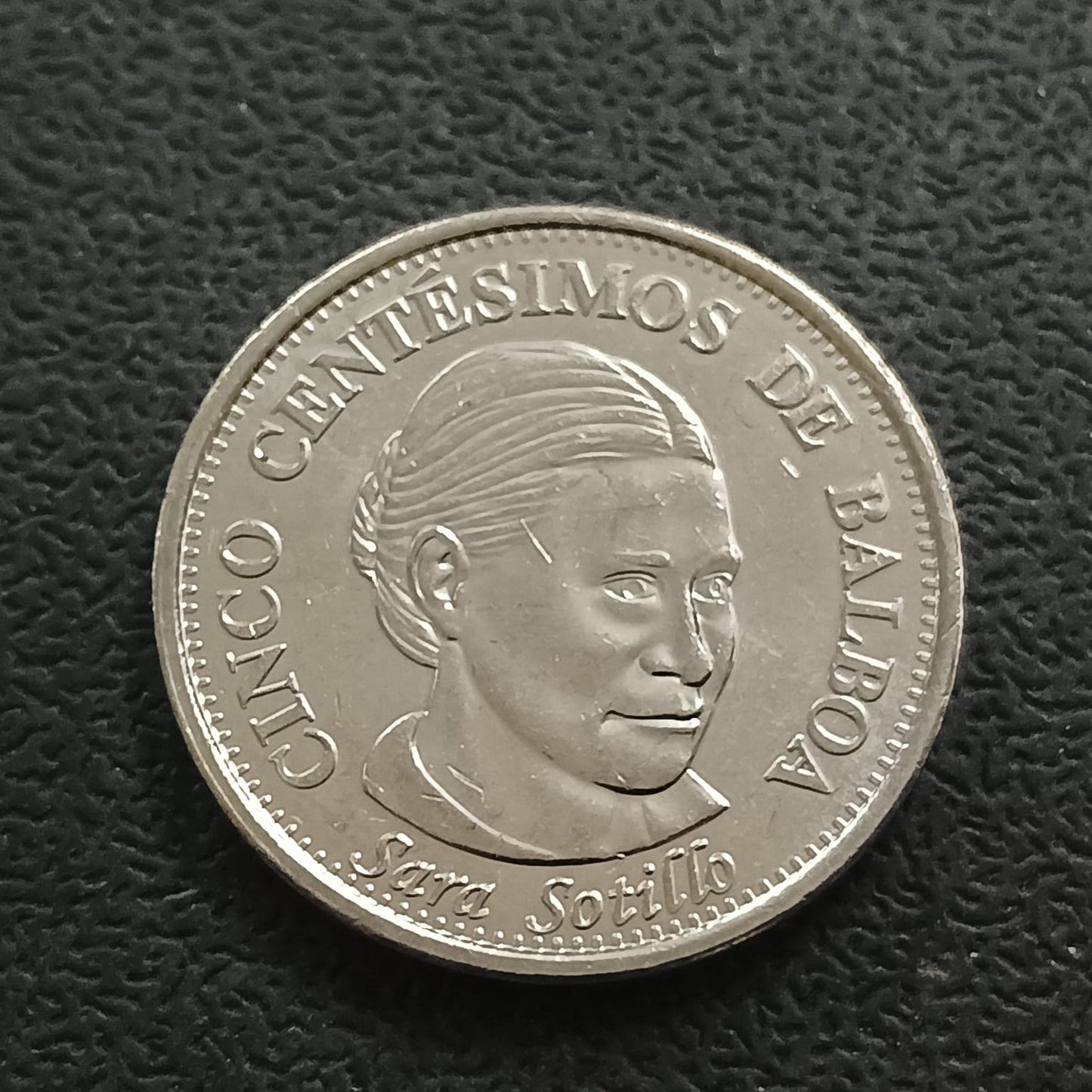 5 Centésimos 2018 UNC (Sara Sotillo) - Panama : Circulating Commemorative Coin
