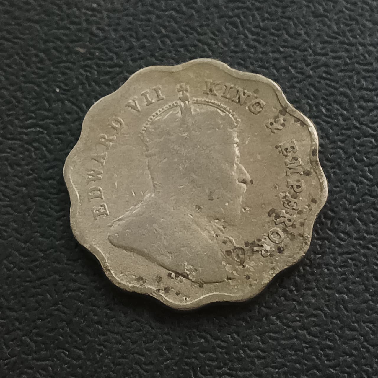 1 Anna 1909 Edward Rare (Ref : 040215)