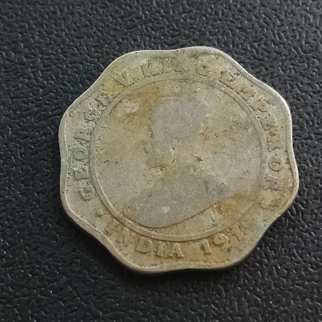 4 Anna 1919 Calcutta Scarce (Ref : 110205)