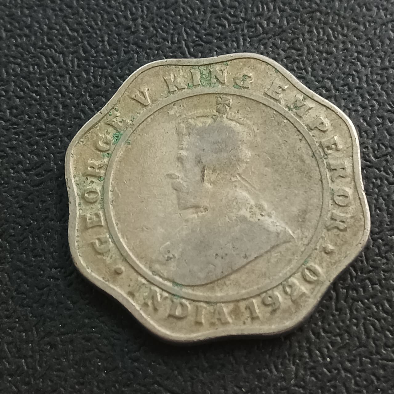 4 Anna 1920 Calcutta Scarce (Ref : 110208)