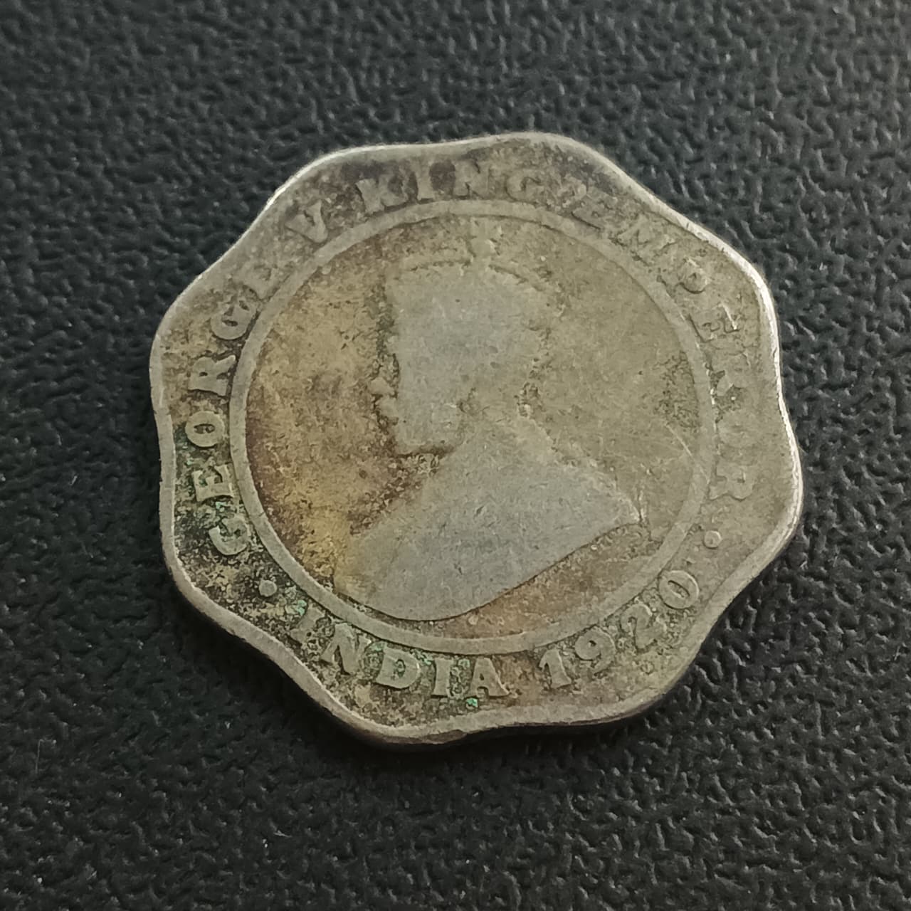 4 Anna 1920 Calcutta Scarce (Ref : 110209)