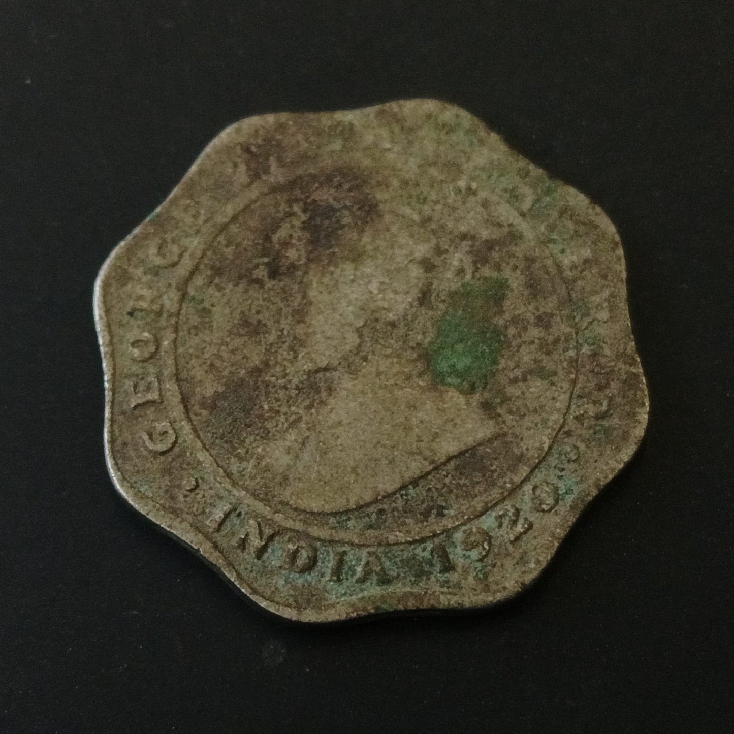 4 Anna 1920 Bombay Scarce (Ref : 040603)