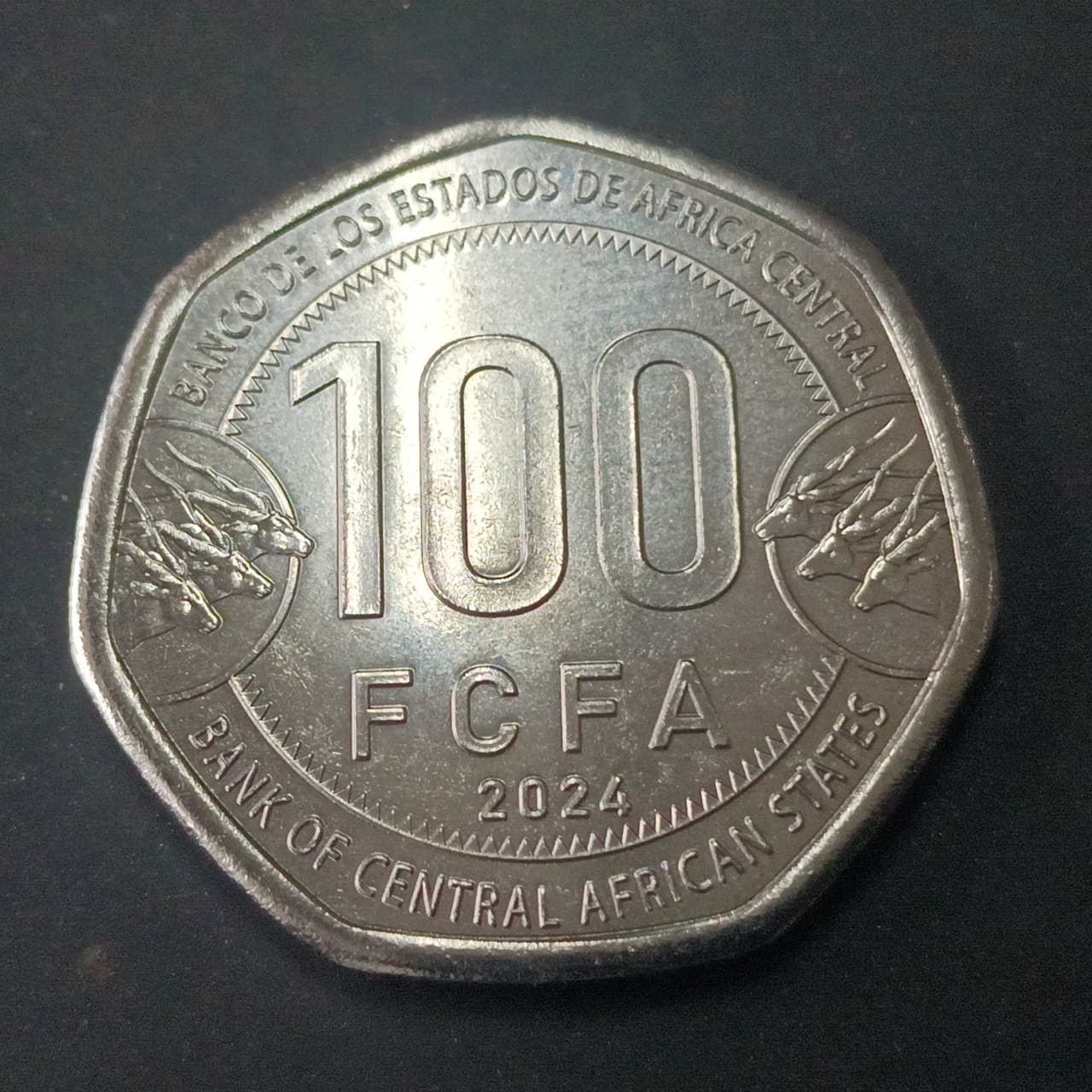 100 Francs CFA 2024 UNC - Central African States