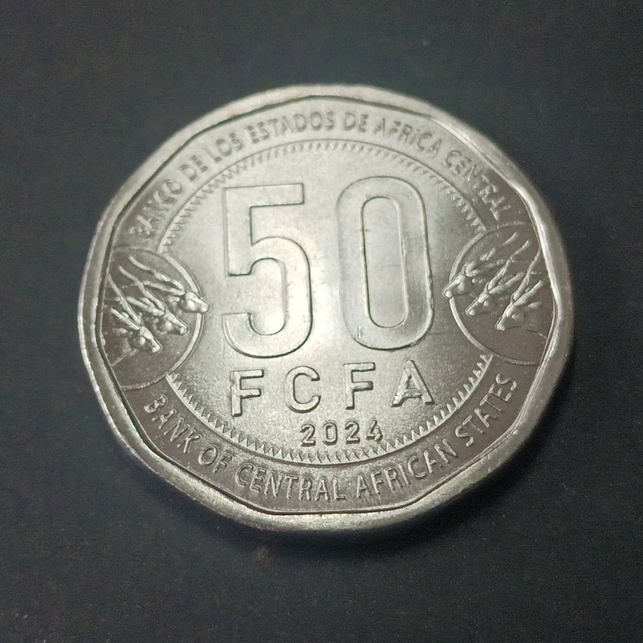 50 Francs CFA 2024 UNC - Central African States
