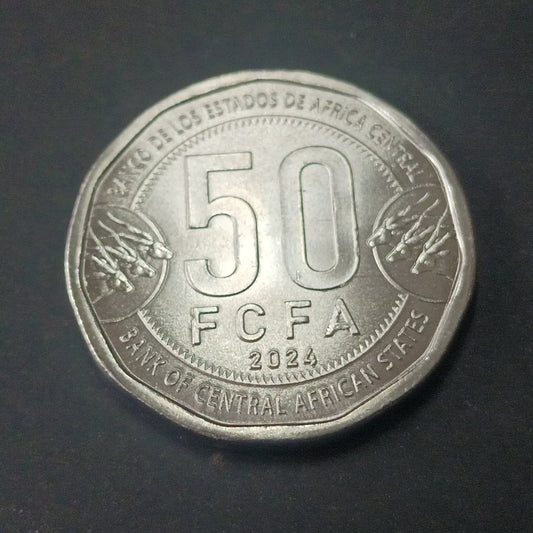 50 Francs CFA 2024 UNC - Central African States